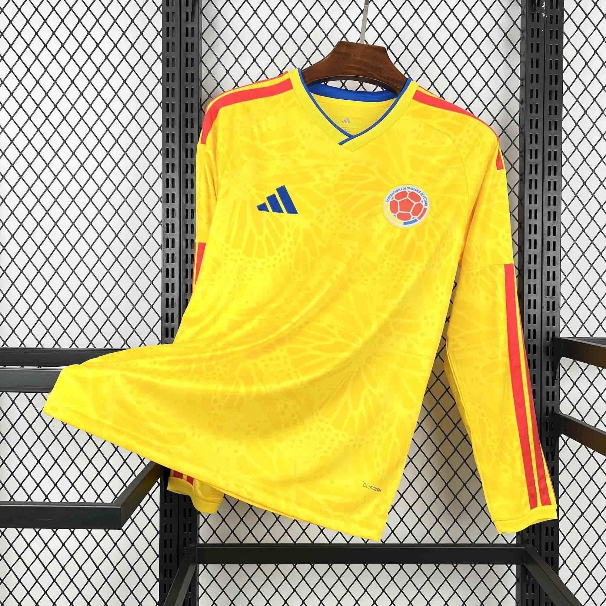 Maillot Colombie Manche Longue Home 2025/2026 Coupe Du Monde