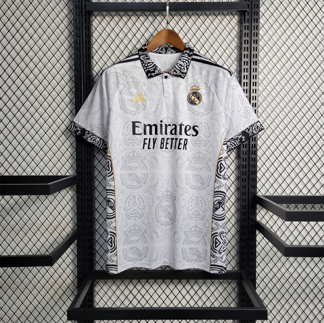 Maillot Real Madrid Fans Blanc Dragon 2023/2024