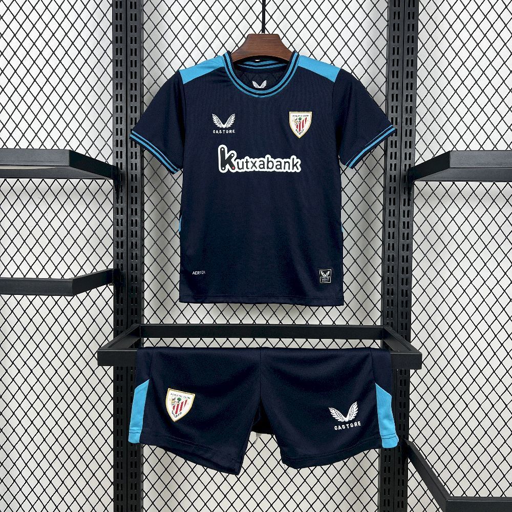Maillot Atletico Bilbao 2026 Version Away Fans (ENFANTS) + Shorts