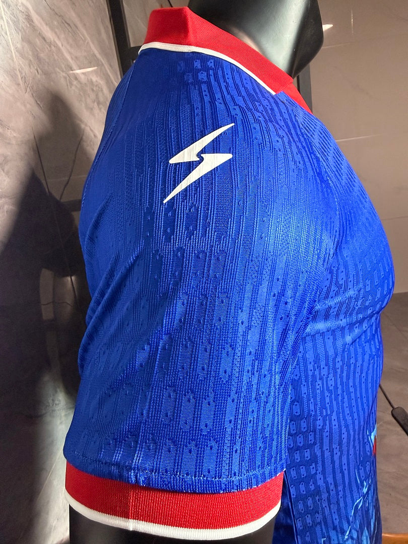 Maillot Haiti 2026/2027 Version Player Coupe du Monde Bleu