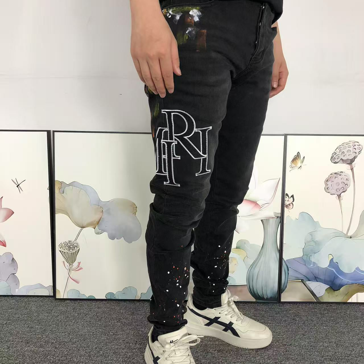 Jean AMIRI 100 % coton – Denim premium coupe streetwear