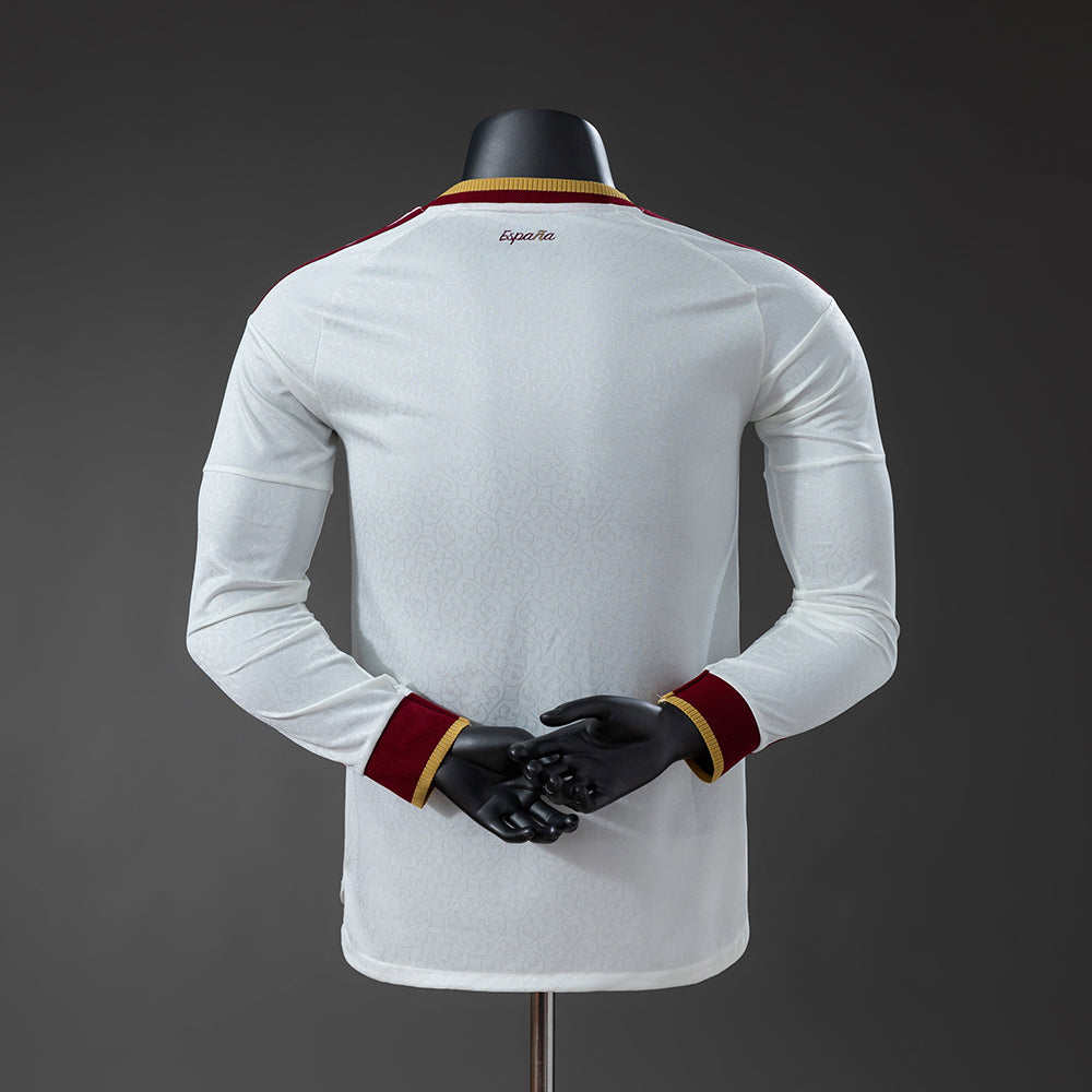 Maillot Espagne Manche Longue Player 2026/2027 Away Coupe du Monde