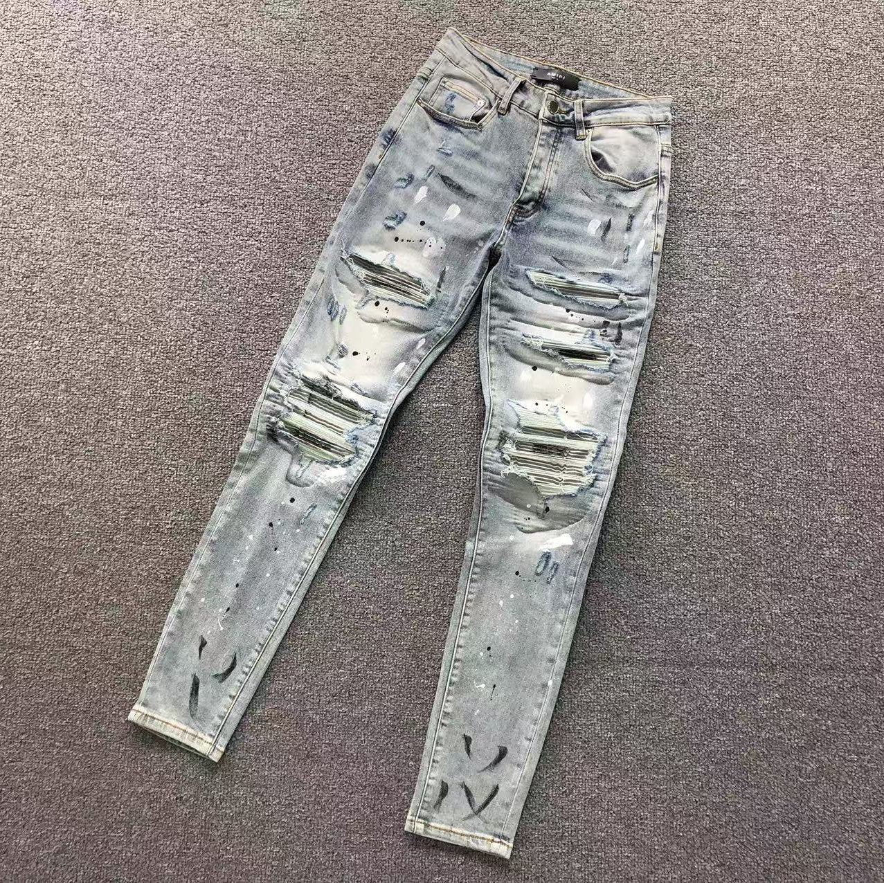 Jean AMIRI 100 % coton – Denim premium coupe streetwear